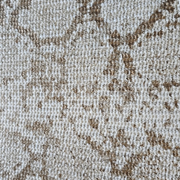 The Limited Women Gold Foil Snakeskin Animal Print Knit Sweater 3/4 Sleeve - Picture 4 of 10